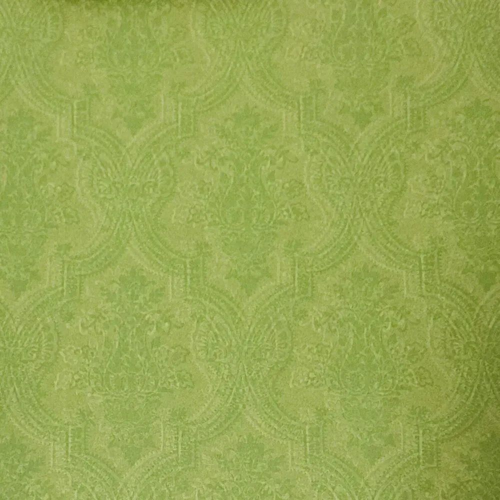 GUCCI 10x14x5 Authentic Paper Shopping Gift Bag Tote Green Damask Print Embossed